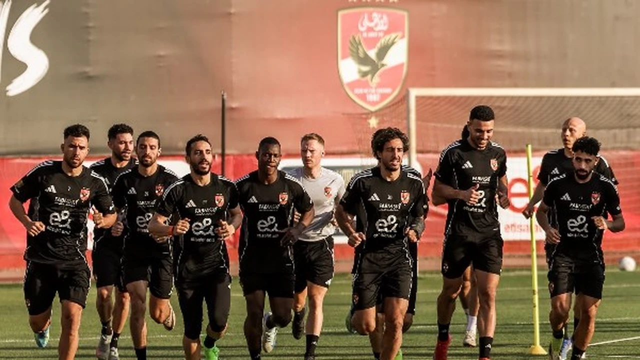 تفاصيل مران الأهلي التدريبي استعداداً لمواجهة بيراميدز